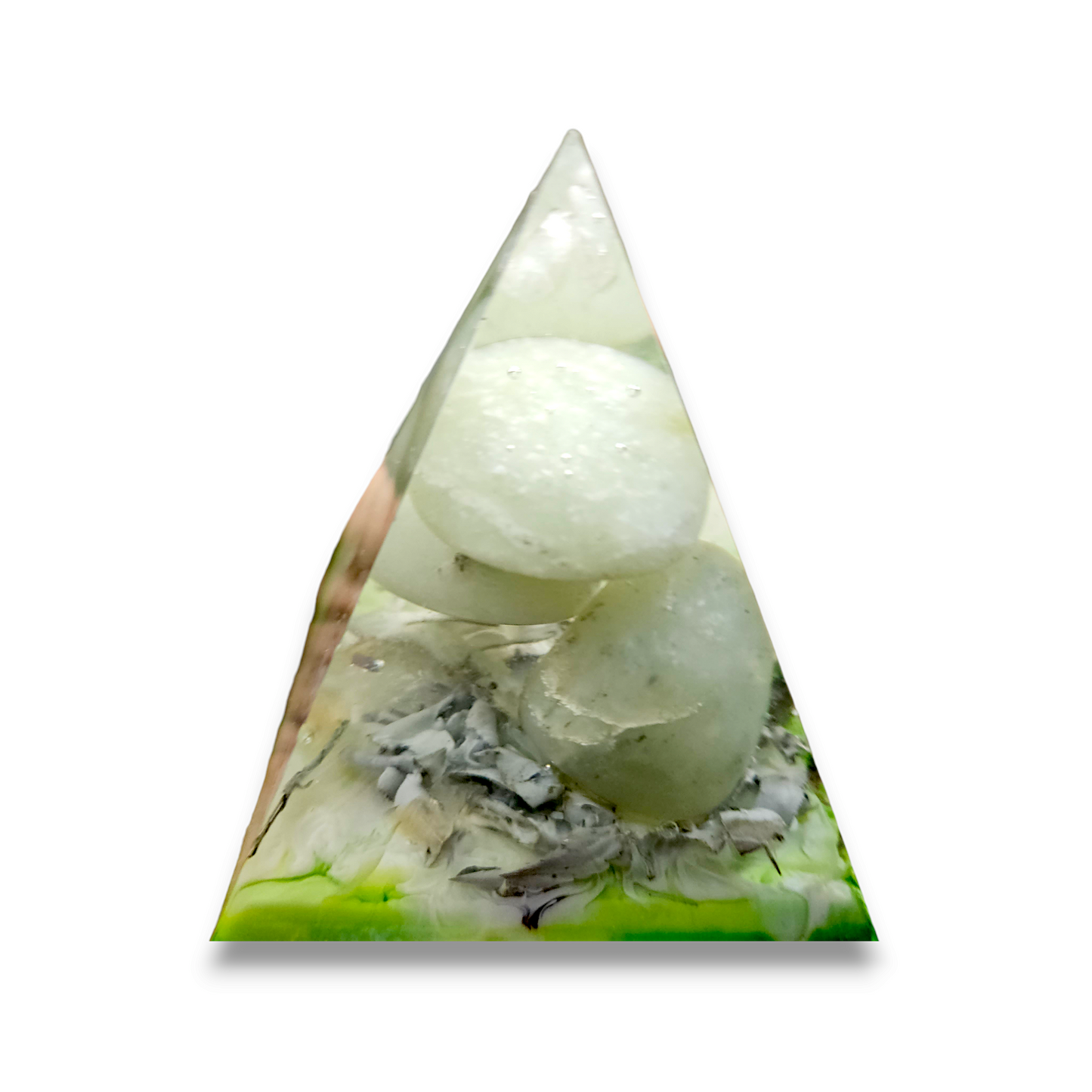 Happy Home Lucky Jade Orgone Pyramid