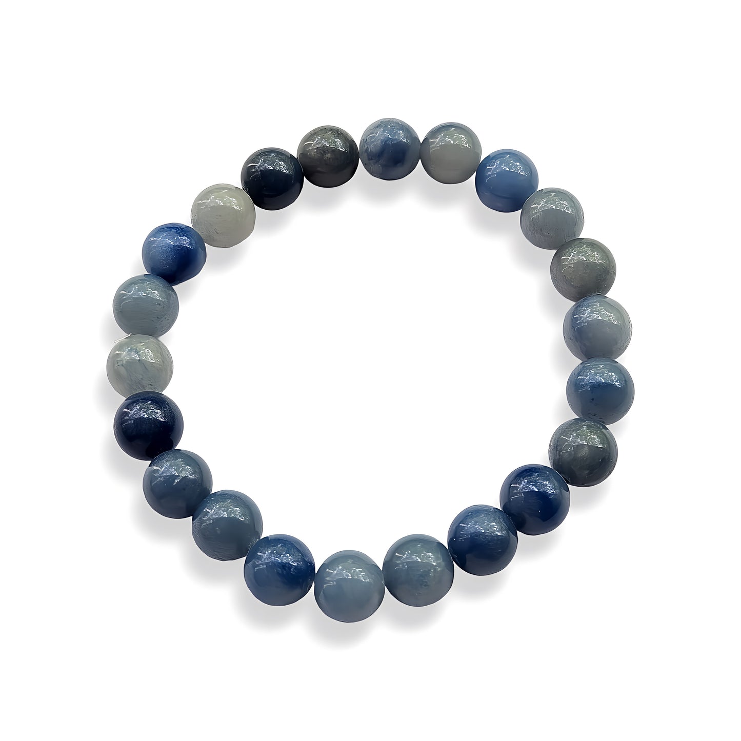 Natural Blue Aventurine Bead Bracelet