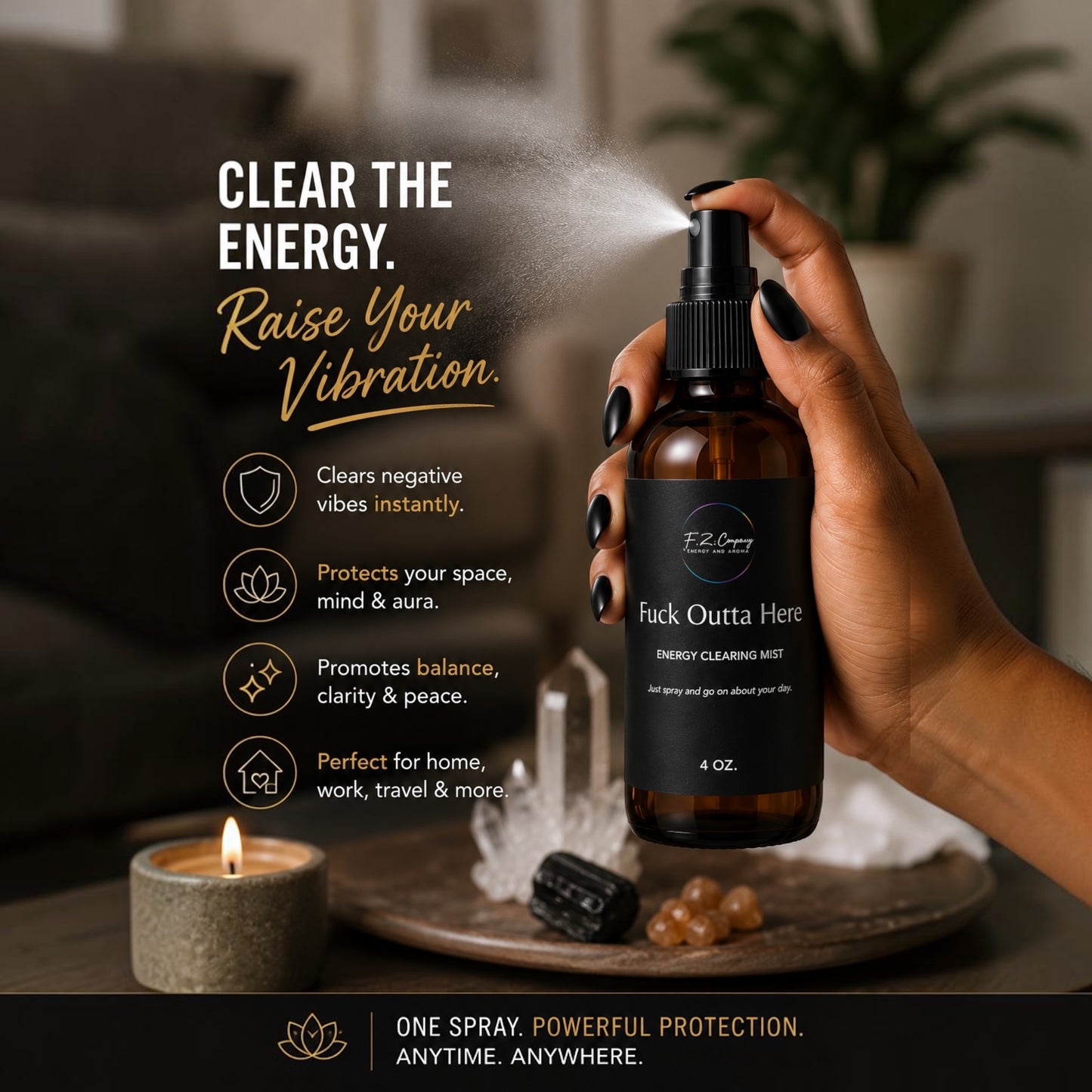 F.O.H Energy Clearing Room Mist
