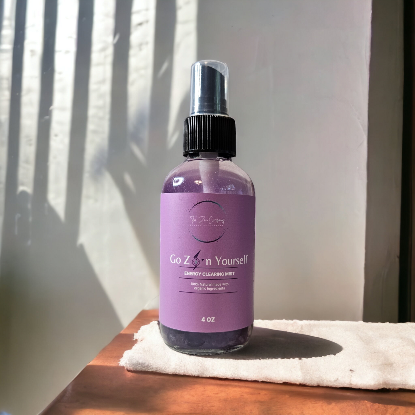 Go Zen Yourself Nag Champa Amethyst Energy Clearing Aromatherapy Mist