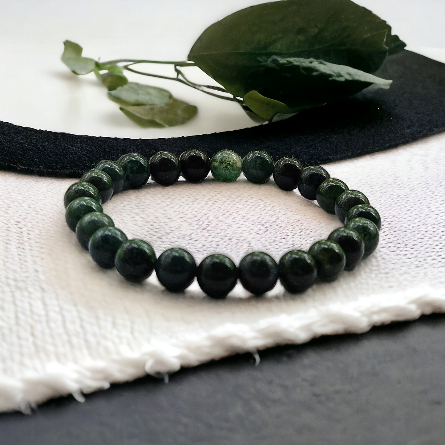 Natural Moss Agate Bracelet