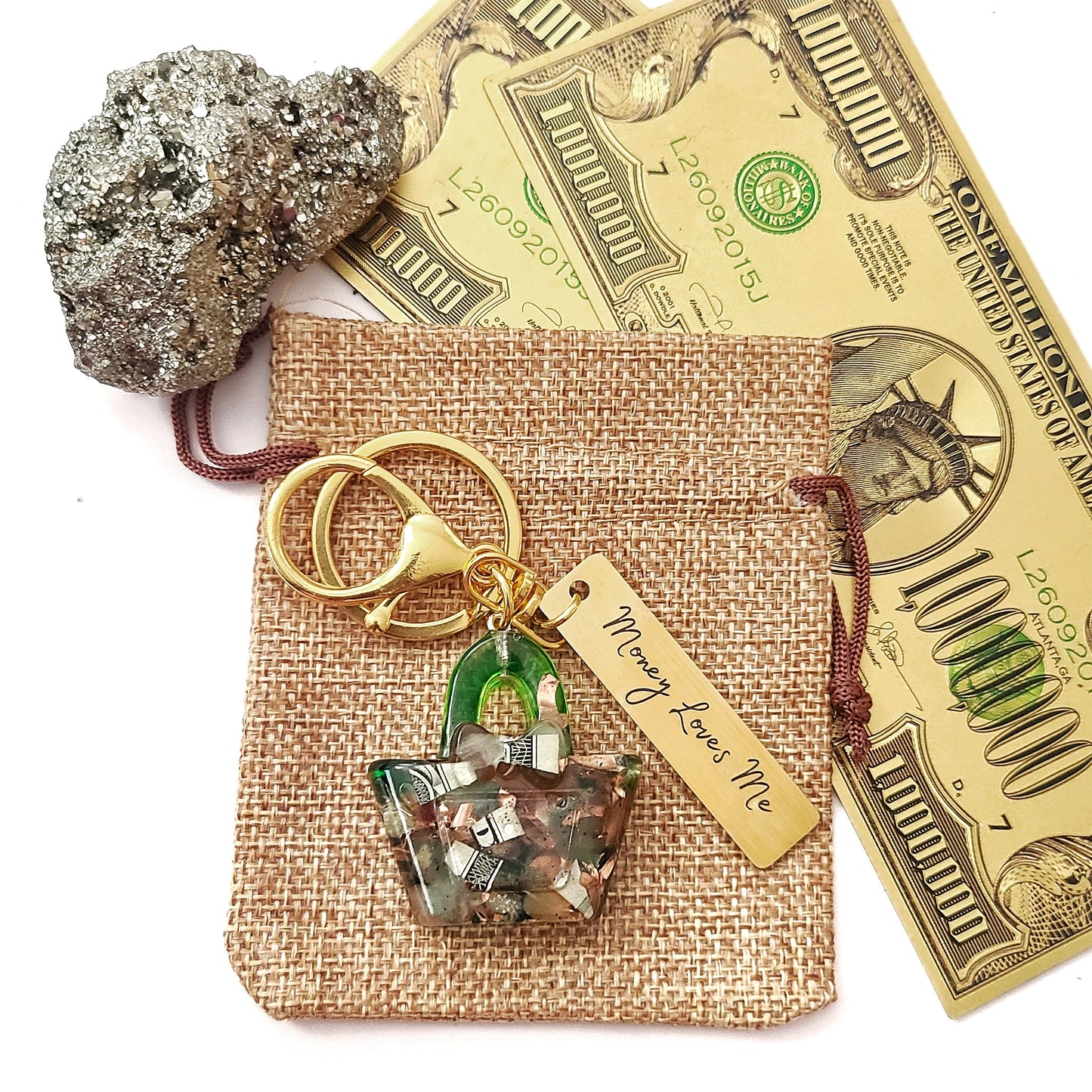 Zen Money Bag Key Chain