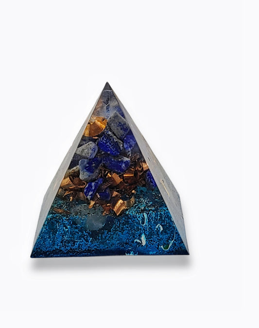 Lapis Lazuli Crystal Orgone Pyramid