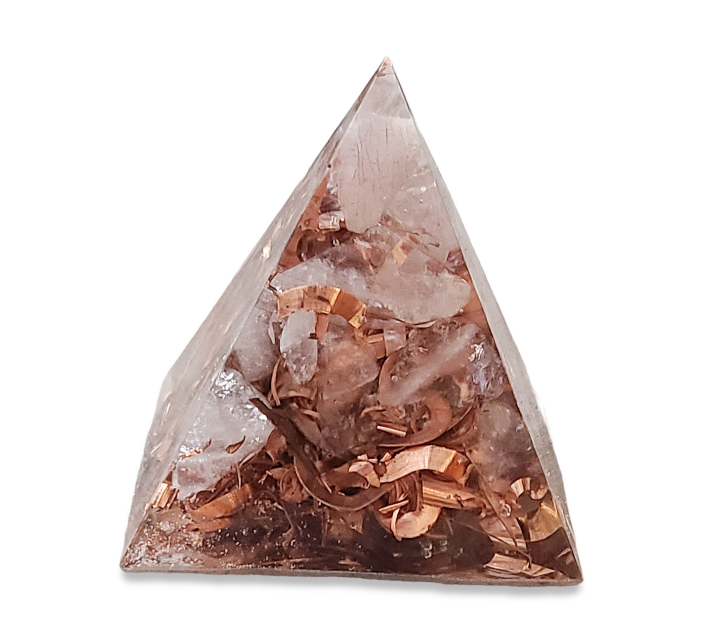 Mother Healer Clear Quartz Orgone Zen Mini Pyramid