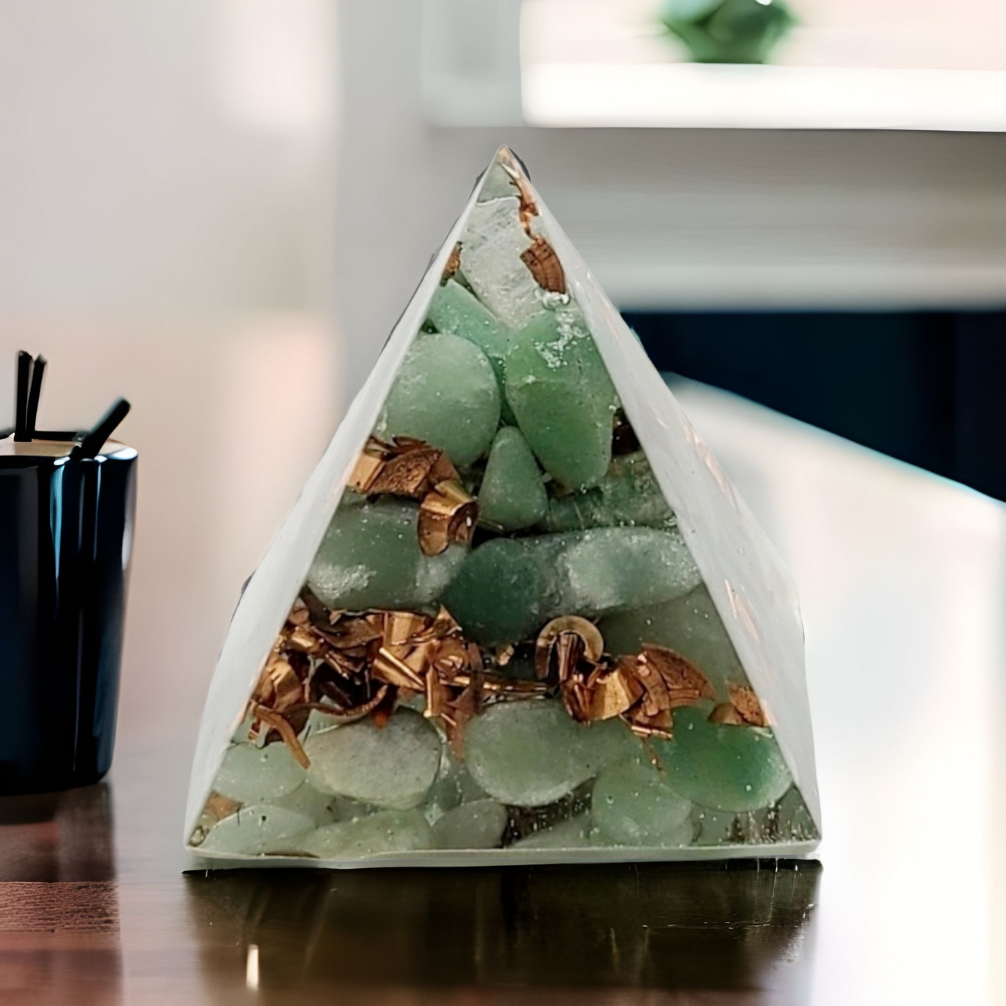 Aventurine Manifestation Zen Mini Orgone Pyramid